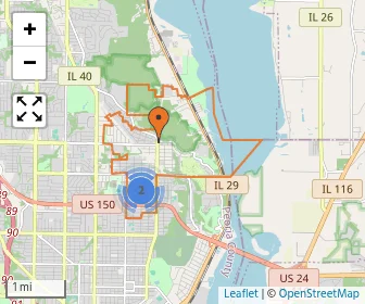 Area schools map